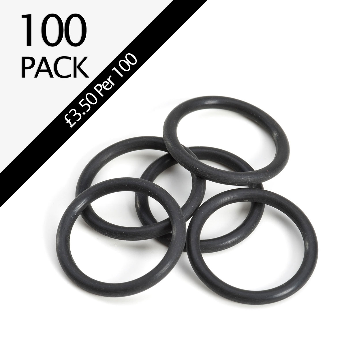 CO2 Fire Extinguisher Black Horn O-Rings Pack of 100