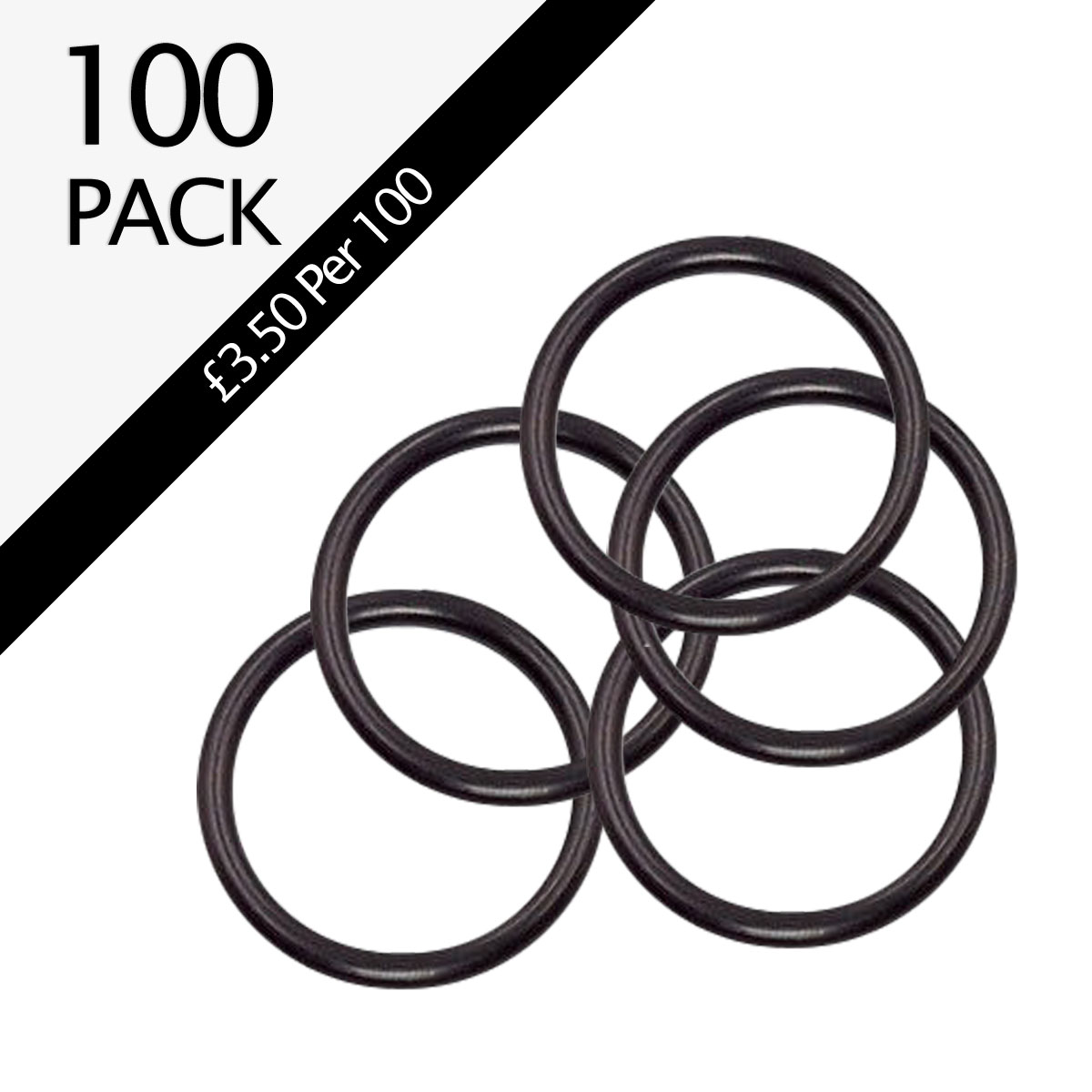 Foam Fire Extinguisher Black Hose O-Rings Pack of 100