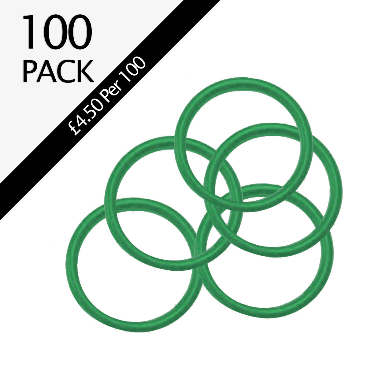 Foam Fire Extinguisher Green Hose O-Rings - Pack of 100