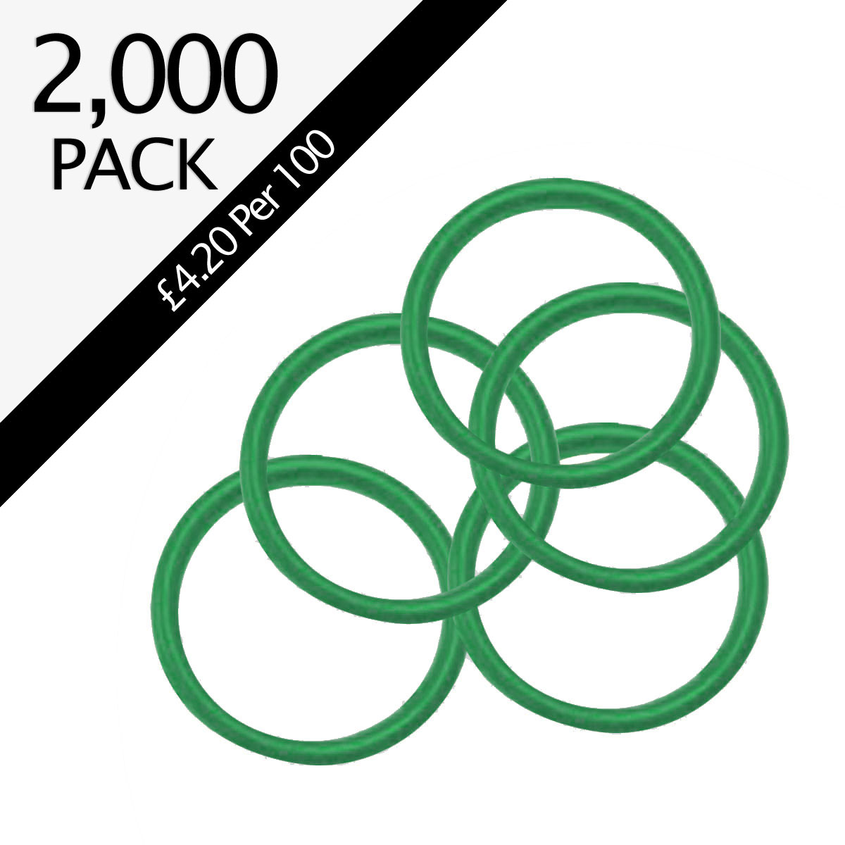 Foam Fire Extinguisher Green Hose O-Rings - Pack of 2,000