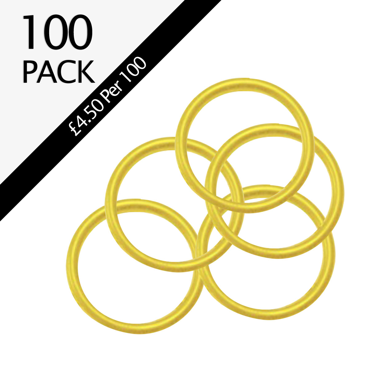 Foam Fire Extinguisher Yellow Hose O-Rings Pack of 100