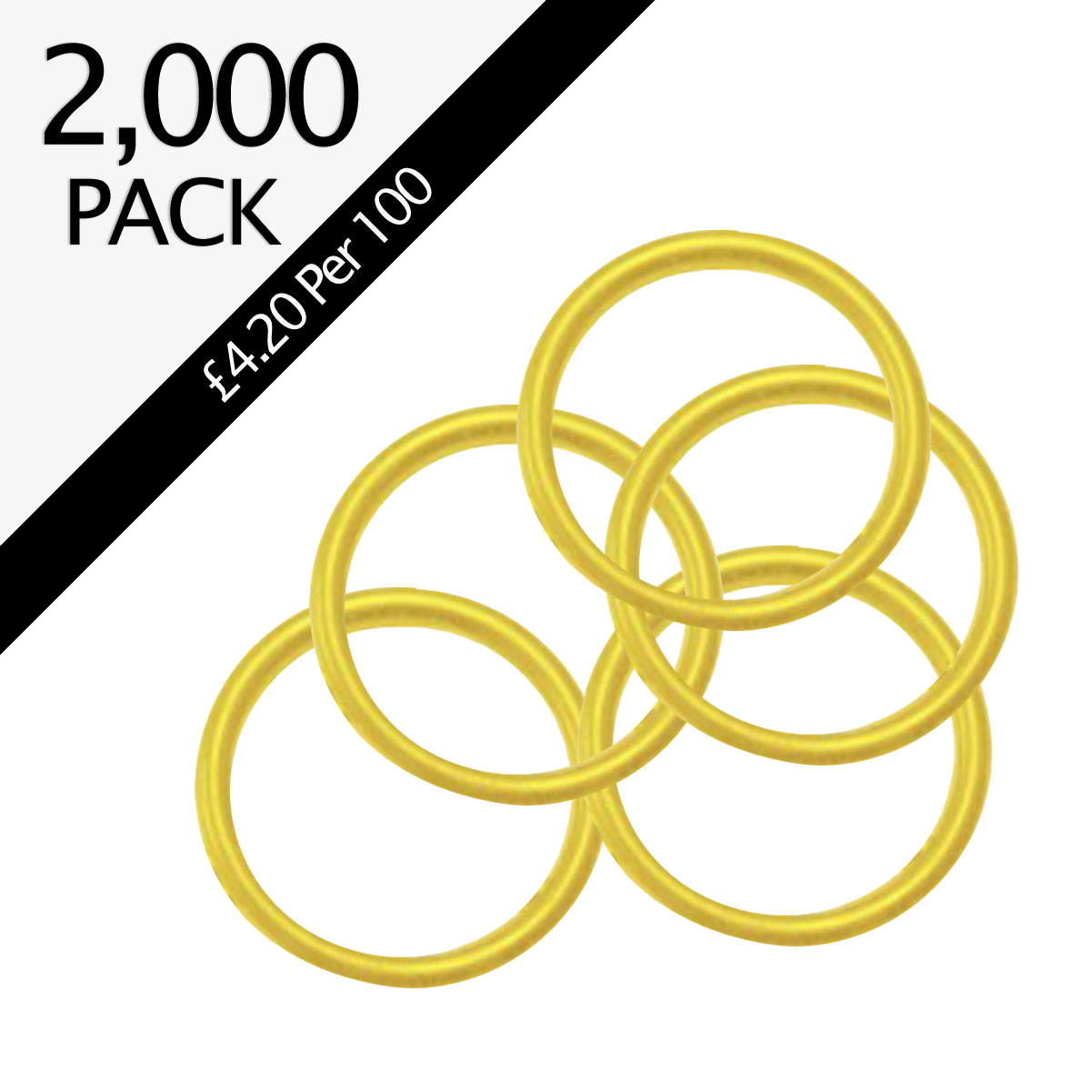 Foam Fire Extinguisher Yellow Hose O-Rings Pack of 2,000