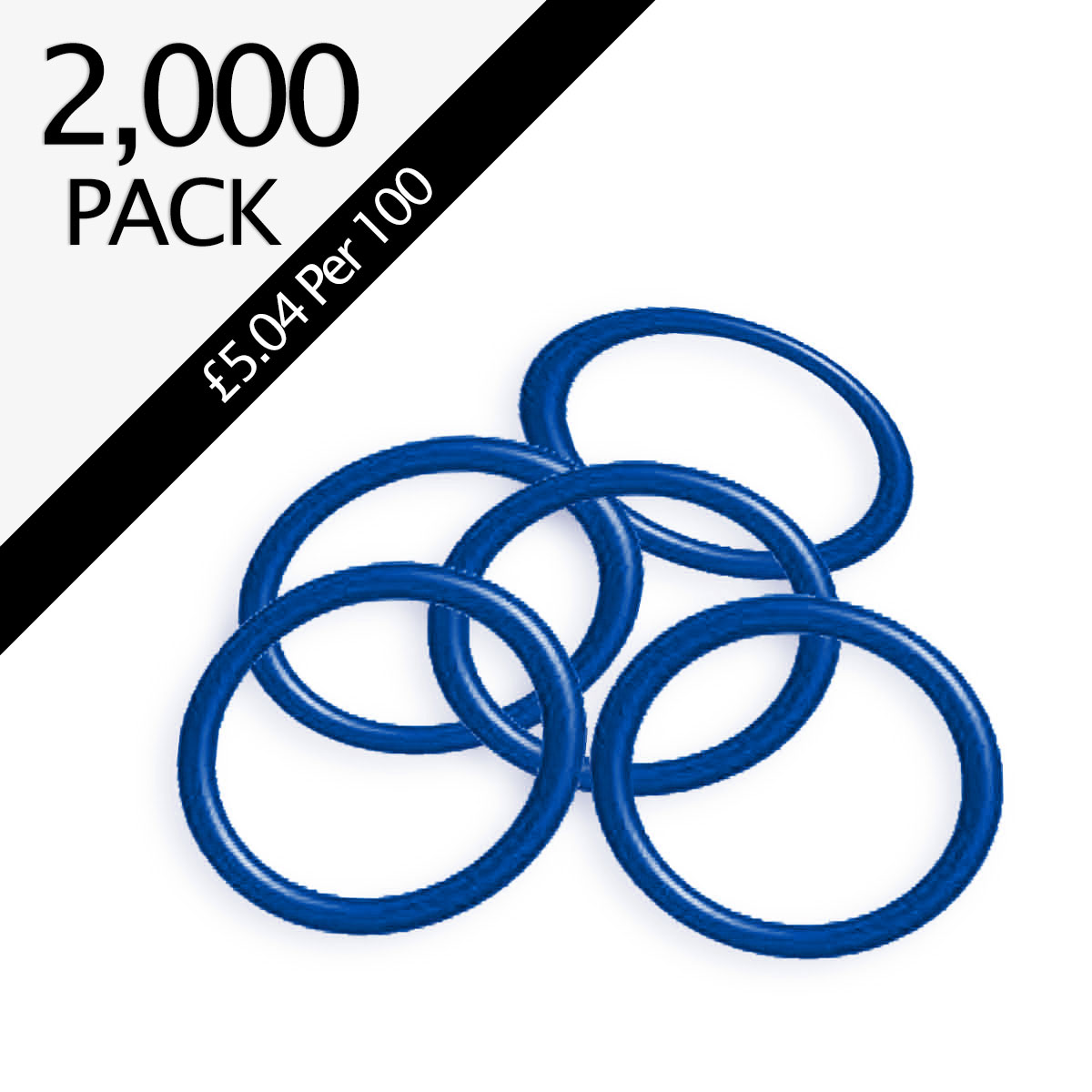 CO2 Fire Extinguisher Blue Horn O-Rings - Pack of 2,000