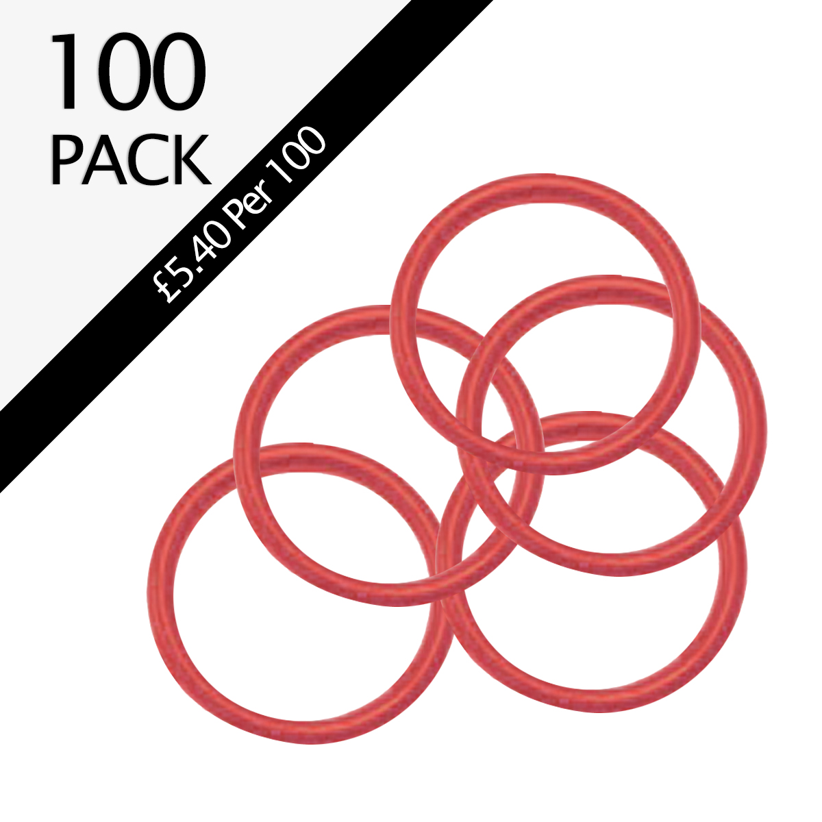 Foam Fire Extinguisher Orange Hose O-Rings - Pack of 100