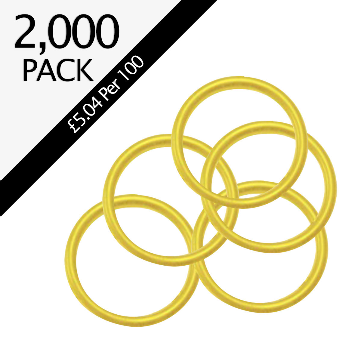 Foam Fire Extinguisher Yellow Hose O-Rings Pack of 2,000