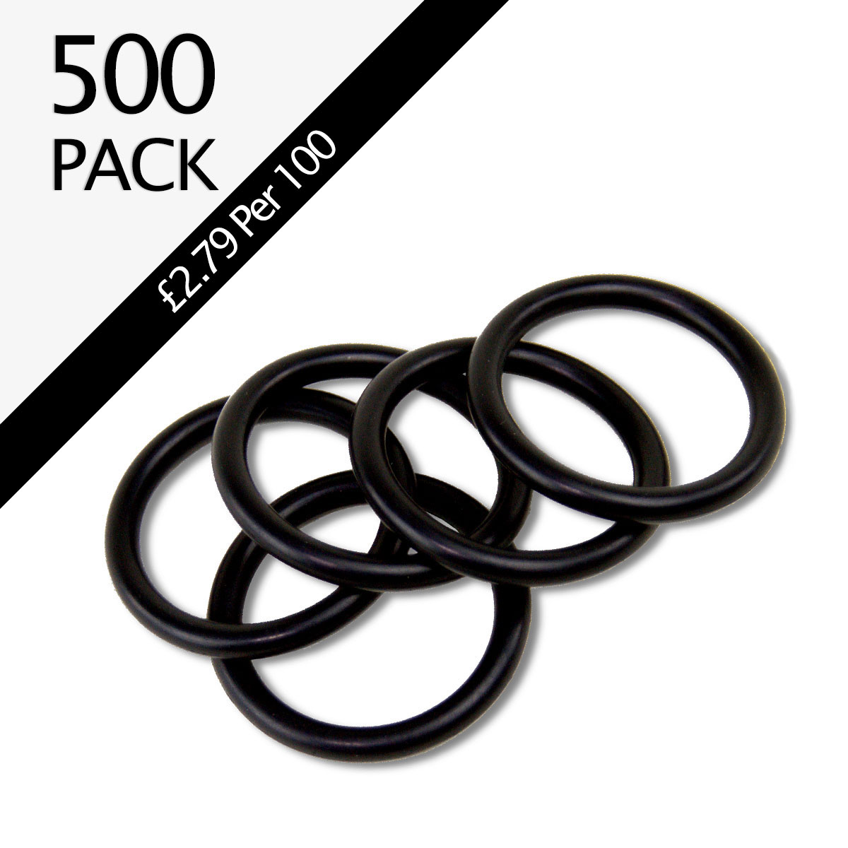 Nitrile Rubber Black 11mm O-Rings - Pack of 500